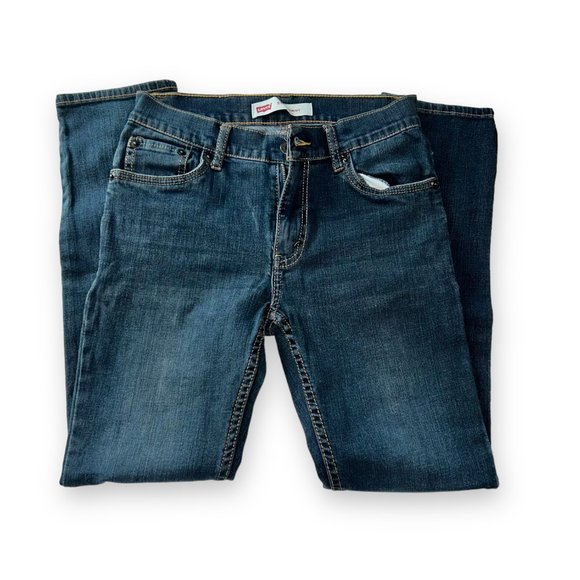 Boy's Levi's Jeans 510 Skinny 14 Reg Blue Denim - Picture 2 of 13